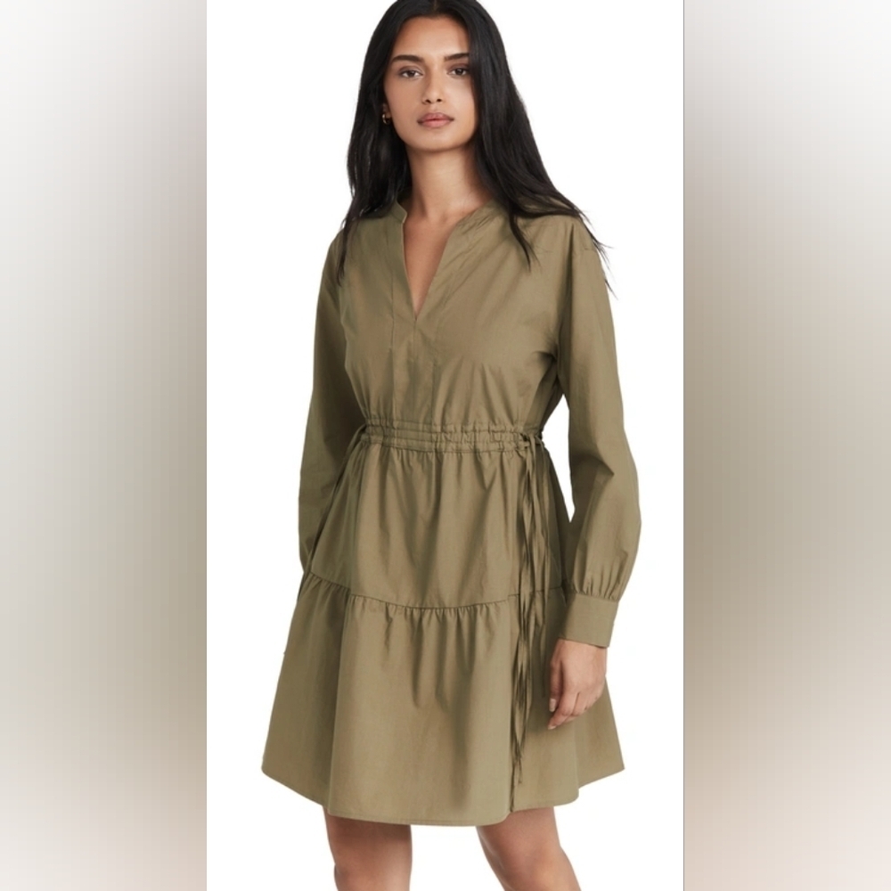 Rails Ivy long sleeves poplin dress